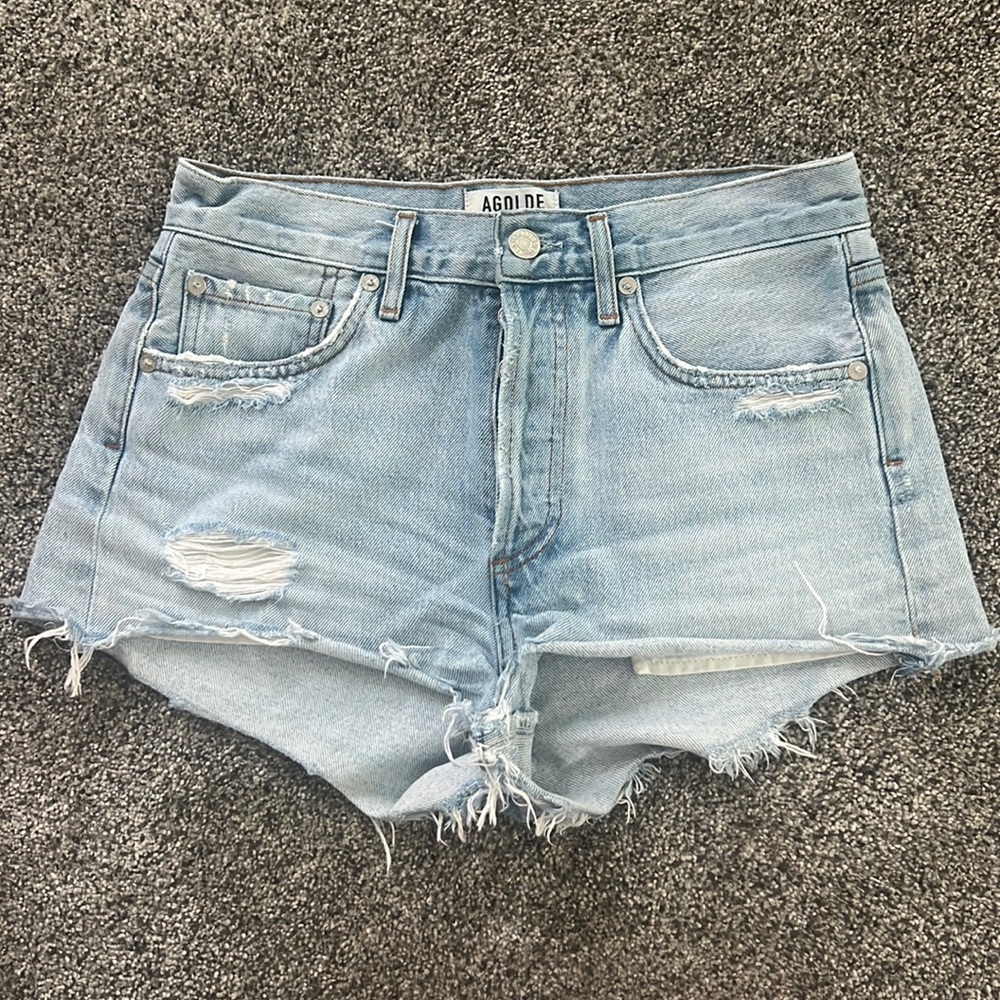 Agolde Parker Denim Short 24